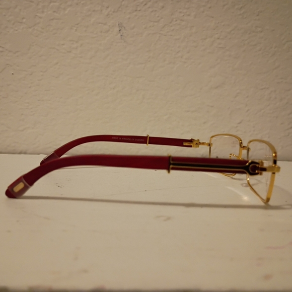 Gold Rimless Eyeglasses - Picture 6 of 9
